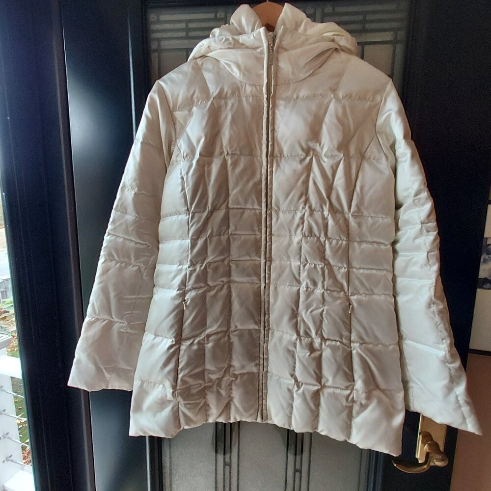Winter-white Land's End Women's Parka